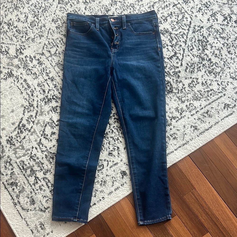 Madewell Blue Ankle Cropped Jeans